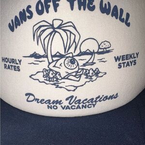 Vans Off The Wall Vintage Trucker Hat- Rare